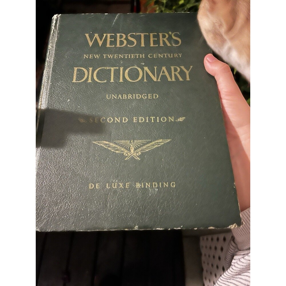 Webster’s Dictionary 20Th Century UnaBridged Version de Lux Hardcover
